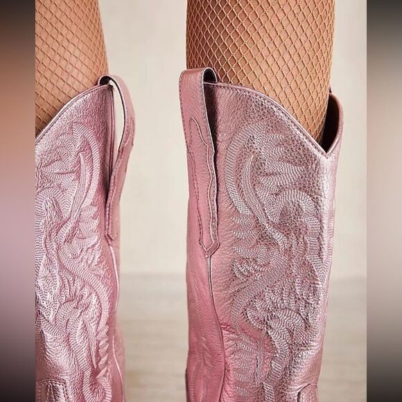 NEW FREE PEOPLE JEFFREY CAMPBELL DAGGET WESTERN BOOTS - Picture 2 of 3